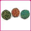Espelho Redondo Metal Dupla Face Personalizado com Strass, Diamantes e Pedras Preciosas Espelho Dobrável para Maquiagem com Diamantes Novo Bolso Lateral Calça Xiaohongshu