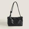 Bolsa de Tofu Zhai San Yi Sheng 2024 Novo Padrão Geométrico de Diamante Bolsa com Cordão Moda Simples Bolsa de Ombro Transversal