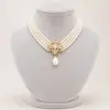 Collar exagerado de novia dulce con diamantes de imitación de perlas multicapa de moda europea y americana de comercio exterior, accesorios transfronterizos, nuevos productos