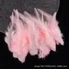 Venta Directa de Fábrica de Puntas de Plumas Blancas Cortas Materiales para Manualidades DIY Accesorios para Atrapasueños Juguetes para Mascotas Palo Atrapagatos Decoraciones