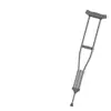 Muletas duplas muletas de elevação dupla muletas duplas muletas de aço inoxidável espessadas vara de muletas muletas profissionais antiderrapantes para idosos deficientes muletas