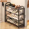 Sapateira multicamadas para uso doméstico, armário de sapatos pequeno e estreito para hall de entrada, adequado para apartamentos de aluguel e dormitórios, prateleira de armazenamento simples para hall de entrada, novo modelo 2026
