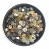 Precio alrededor de 3-12 mm por 100 g grava de ágata gris grava para paisajismo color primario grava de ágata de agua