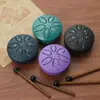 Instrumento Musical Tambor Etereo de 3 Polegadas e 6 Tons para Crianças, Tambor para Alívio de Estresse para Iniciantes, Instrumento de Percussão, Tambor de Língua de Aço, Tambor de Bolso, Exportação