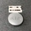 Adequado para Calotas de Roda Modificadas Kia 60mm Capa de Logo de Pneu Prata Preto 030 Base 56mm Clipe