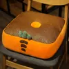 Almohadilla de Asiento de Dibujos Animados Transpirable de Sensación Fría para Verano, Cojín para Glúteos, Cojín para Silla de Cuatro Estaciones, Cojín para Glúteos Sedentarios de Piso de Oficina
