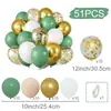 Amazon Venta al por mayor transfronteriza Juego de globos de 10 pulgadas Globo de lentejuelas Decoración de fiesta Globos coloridos para fiestas