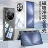 Adecuado para Funda de Teléfono Móvil Vivo Xfold5 Bisagra Todo Incluido Anticaídas TPU Transparente Agujero Fino Plegable Cubierta Protectora Funda con Airbag