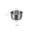 Copo para Molho 40/50/70ml Aço Inoxidável 304 Prato para Molhar com Tampa à Prova de Vazamento Copo para Molhar Molho para Salada Prato para Condimentos