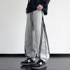 Pantalones funcionales de exterior de moda estilo americano para hombre, nueva colección primavera/otoño, casual, corte holgado, talla grande, versátiles, pantalones atléticos de pierna recta