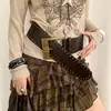 Cinto Feminino Estilo Americano Novo High-End Versão Coreana Decorativo Moda Design Versátil Afina a Cintura Largo Tendência