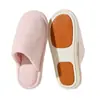 Sapatos de Algodão com Solado Grosso Feminino Novo Estilo Outono/Inverno Interno Casa Pelúcia Quente Antiderrapante Doméstico Chinelos de Algodão Masculino Casal