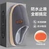 Pantuflas de algodón impermeables de PU para hombre, nuevas 2026 otoño e invierno, pantuflas de felpa cálidas antideslizantes para interior, para hombre