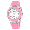 Reloj Momentum de Silicona Luminoso para Escuela Primaria Cuarzo con Manecillas Dibujos Animados Digital para Niños Suministro Transfronterizo Venta al por Mayor