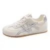 Zapatillas de Entrenamiento Alemanas Amarillas para Mujer, Nuevo Modelo 2026, Tenis de Malla Transpirable para Verano, Zapatillas Deportivas Casuales Blancas para Mujer