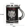 Suministro de Comercio Exterior Abastecimiento Transfronterizo Vikingo Creativo Oráculo Taza de Cerveza Taza Grande de Agua Taza de Acero Inoxidable