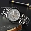 Fábrica de PPF Transfronterizo 4500V Volante Hueco Transparente Reloj Mecánico Automático para Hombre, Acero Inoxidable, Comercio Exterior