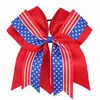 Festival Festivo del Día de la Independencia Estadounidense Lazo Elástico para el Cabello Accesorio para el Cabello Banda para el Cabello de Doble Capa Adorno para la Cabeza Infantil