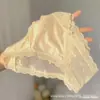Bragas de Encaje para Mujer de Cintura Baja con Corte Transparente de Malla Braguitas Blancas de Triángulo Estilo Juvenil Verano Finas Transpirables Cómodas