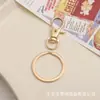 5 Aleación Colorido Anillo de Tarjeta Anillo de Resorte de Apertura Redondo Llavero Gancho para Bolsa Material DIY Accesorios de Joyería