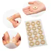 Almohadillas redondas de espuma para maíz en los pies, almohadillas antirozaduras para tacones altos, almohadillas para pies para protección contra ampollas en la parte delantera del pie y el talón