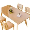 Toalha de Mesa Transparente de PVC Vidro Macio Capa de Mesa Tapete Sem Lavagem À Prova d'Água À Prova de Óleo Resistente ao Calor Proteção de Tampo de Mesa de Plástico de Mesa de Centro