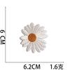 Pegatinas de tela bordadas transfronterizas con diseño de mariposas y bordado mixto, parche de margaritas para planchar con dibujos de girasoles y microsellos.