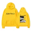 Sudadera con capucha casual de moda callejera con estampado de letras D de doble cara, estilo Anime Drift Ae86, para hombres y mujeres