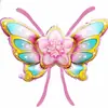 Nueva diadema decorativa de verano con alas de mariposa para niños, banda para el pelo, globo, varita mágica, puesto en el mercado nocturno, gran oferta.