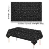 137*183cm Cielo Estrellado Tema Fiesta Cuadros Blanco y Negro Mantel Decoraciones Navideñas Desechable Mantel para Mascota
