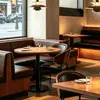 Conjunto de Mesa e Cadeiras para Bar de Charutos, Taverna, Restaurante, Cadeiras de Restaurante Ocidental, Mesas para Loja de Chá com Leite, Mesas e Cadeiras para Cafeteria