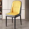 Cadeira de Jantar Casa Mesa de Jantar Cadeira Luxo Leve High-end Cadeira de Chá Cadeira de Ferro Cadeira de Maquiagem Cadeira de Lazer Banqueta com Encosto para Mahjong