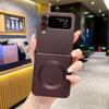 Aplicable Transfronterizo Samsung Z Flip7/ 20% de descuento Pintura de Metal Líquido Succión Magnética Zflip3/4 TPU Pulverizado con Aceite Funda para Teléfono