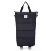 Bolsa de Viagem com Rodas Universal para Mulheres, Bolsa de Bagagem de Grande Capacidade, Mala de Carrinho Leve Dobrável, Armazenamento com Roldana, Bolsa de Bagagem Despachada