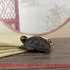 Tortuga de Cobre Retro Tortuga de Longevidad Tortuga Sólida Adornos para Mascota de Té Adornos de Mano Objetos Antiguos Colección Antigua Vintage Muebles para el Hogar