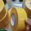 Venta Directa de Fábrica Cinta Decorativa Amarilla para Bodas y Exposiciones, Cinta de Doble Cara para Alfombras, Fácil de Romper, 20 m de Largo, con Adhesivo en la Parte Posterior