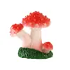 Paisajismo Forestal Micro-Paisaje Adornos de Hongos Artificiales Manualidades de Resina DIY Decoraciones de Jardinería para Suculentas y Bonsáis