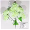 Simulação de 12 Crisântemos Sacrifício para Varrer Túmulo Varredura de Túmulo Varredura de Túmulo Varredura de Túmulo Cemitério Cemitério Cemitério Varredura de Túmulo Flores de Seda Plástica Flores Artificiais