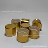 En stock suministro directo 18 dientes cubierta dorada doble tangente cubierta dorada tapa de botella de aceite esencial Tapa de plástico de aluminio tapa de botella de vidrio