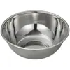 Tazón de Acero Inoxidable con Borde Alto, Recipiente para Sopa, Recipiente para Fideos, Recipiente para Lavar Verduras, Tazón de Hierro para Cafetería, Recipiente para Sazonadores, Tazón para Sopa, Tazón de Cocina para Hornear y Batir Huevos