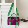 2026 Nueva Moda Bolso de Hombro Único Estilo Coreano para Mujer Alta Apariencia Bolso de Mano Tipo Almohada Casual Ligero para Viaje Bolso Cruzado
