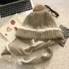 Gorro Rojo Cálido de Navidad estilo Lei Feng para Mujer, Lindo Gorro de Invierno con Orejeras, Gorro de Punto Resistente al Frío para Cabeza Grande