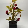 Flores Artificiales, Plantas Falsas para Decoración de Sala de Estar, Plantas Verdes Artificiales de Pie para Dormitorio, Adornos en Maceta, Decoración de Interior Monstera, Plantas Falsas