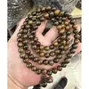 Pulsera de Cuentas de Sándalo de Múltiples Círculos de 108 Cuentas del Fabricante, Cuentas de Oración para Meditación, Ébano Negro, Sándalo Verde, Palo de Rosa Negro