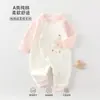 Ropa para Bebé, Clase A, Algodón Puro, Mameluco para Bebé de Pocos Meses, Nuevo Estilo Primavera, Body Mariposa para Recién Nacido, Sin Costuras
