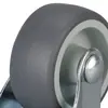 Ruedas pequeñas rueda universal rueda de goma elástica rueda de goma giratoria mueble rueda de ángulo pequeño TPR ruedas de goma al por mayor