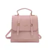 Mochila Cruzada Multifuncional de Diseño 2025 Nuevo Estilo Preppy Color Sólido Texturizado Casual para Mujer