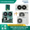Conjunto completo de unidades de refrigeração para armazenamento a frio, conservação de frescor e refrigeração, compressor Emerson Copeland, câmara frigorífica pequena