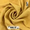Estilo Retro 1212 Lino Arena Pegajosa Algodón y Lino Bambú Tela Arrugada Mecanismo Tela Camisa Artística Sencilla Tela de Lino y Algodón