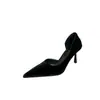 Zapatos de tacón de aguja elegantes y femeninos con punta fina, estilo nuevo para la primavera de 2026, para mujer, sexys, para el trabajo, de tacón alto